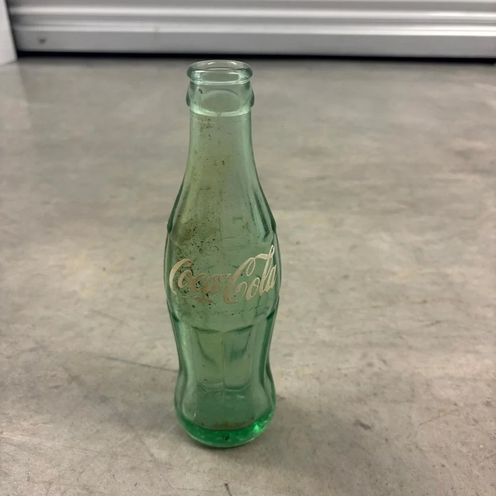 Vintage Coca-Cola ACL Hobbleskirt 6.5 oz Glass Bottle Wilkes-Barre PA Green